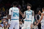 挺稳!拉梅洛·鲍尔13中6拿15分11助 布兰登·米勒14中7得17分